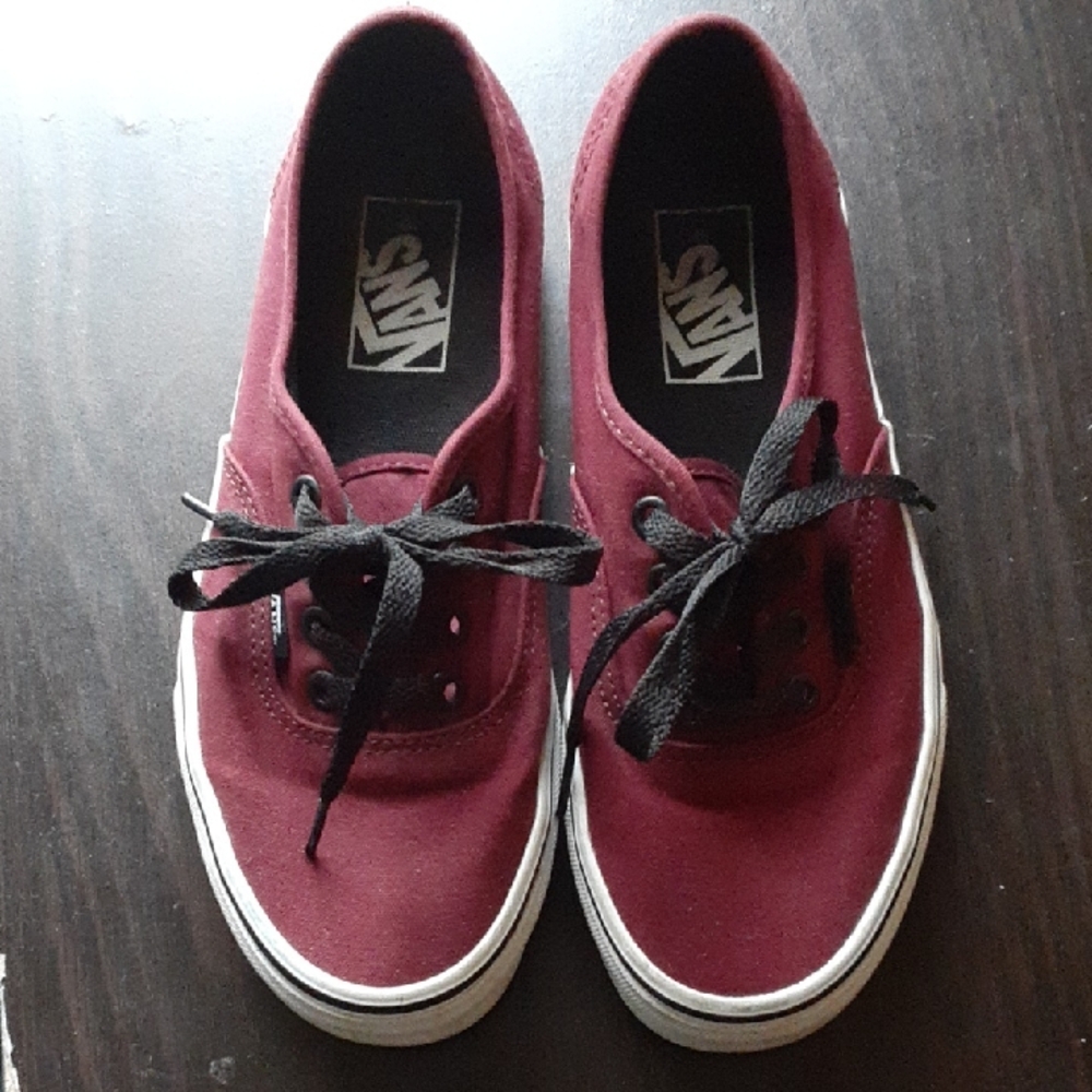 Vans Burgundy Sneakers